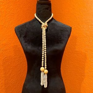 Wooden Tassel Necklace